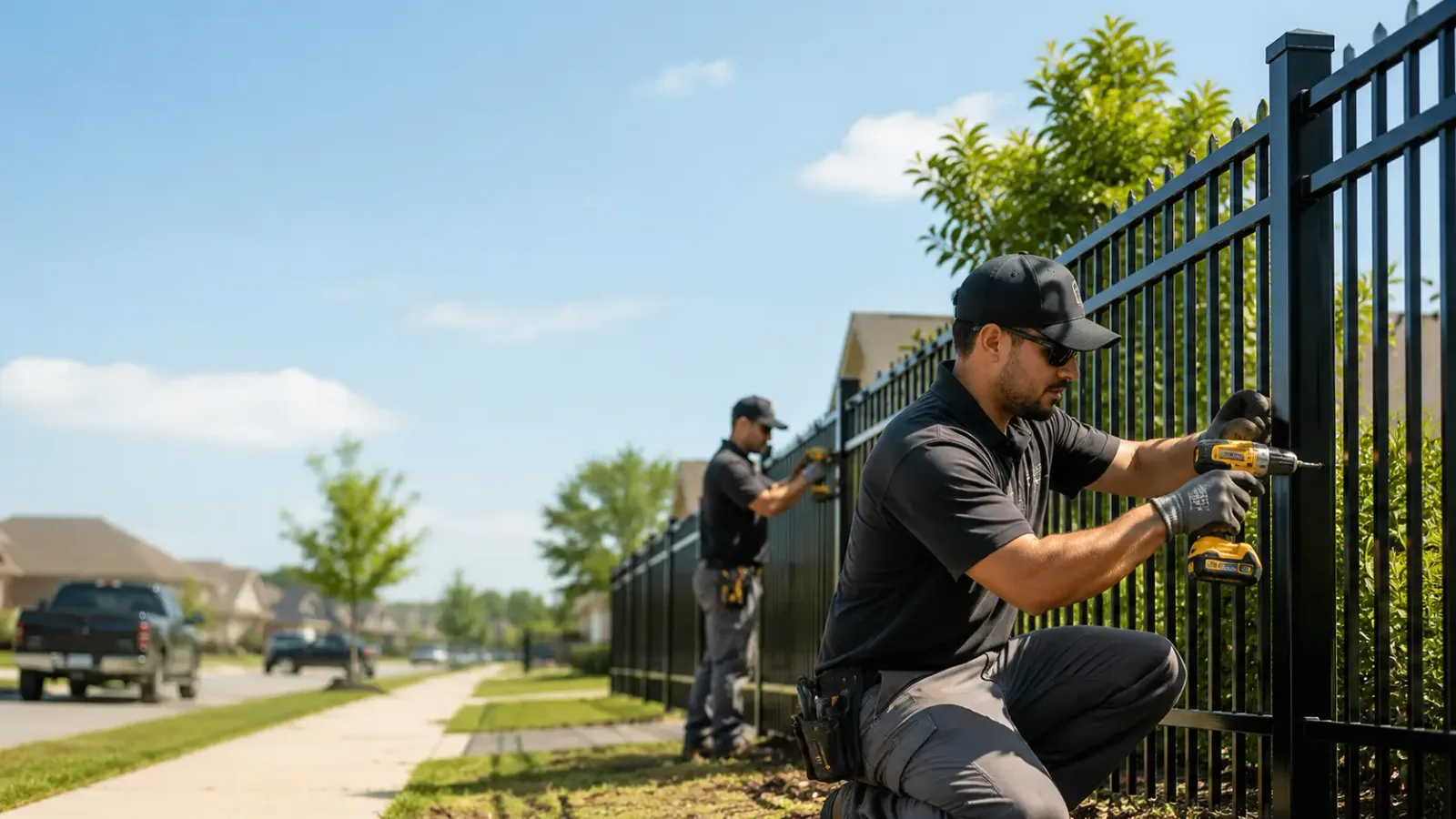 Metal Fence Installation in Charlottesville, IN